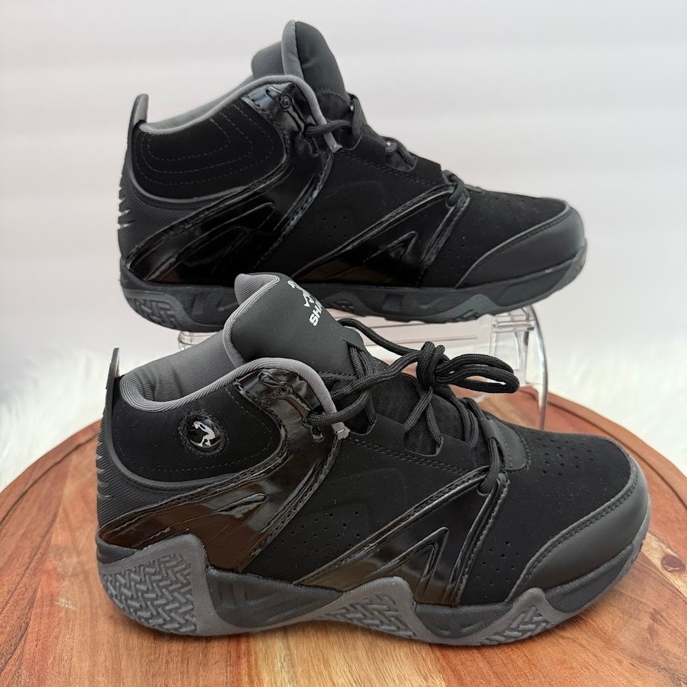 Shaq Devise 0.5 Youth Size 6 Basketball Sneakers Black Charcoal‎ AQ95091B-BBB.M